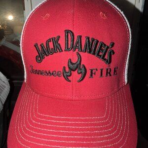 Jack Daniels Red Snapback Hat